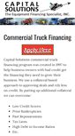 Mobile Screenshot of capitalsolutionstruckfinancing.com
